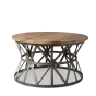 Журнальный стол Industrial Rust Barrel 80 Table от LaLume