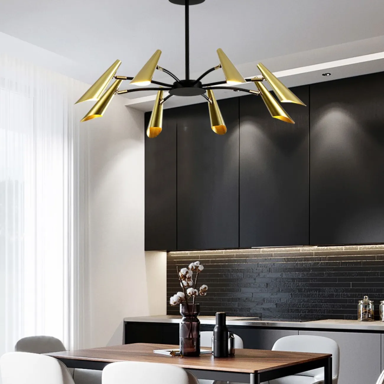 Подвесная люстра ARTESIA L8 от ImperiumLoft Подвесная люстра ARTESIA L8 от ImperiumLoft