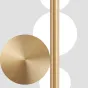 Настенный светильник с шарообразными плафонами разногот диаметра на вертикальном стержне DESTINY WALL