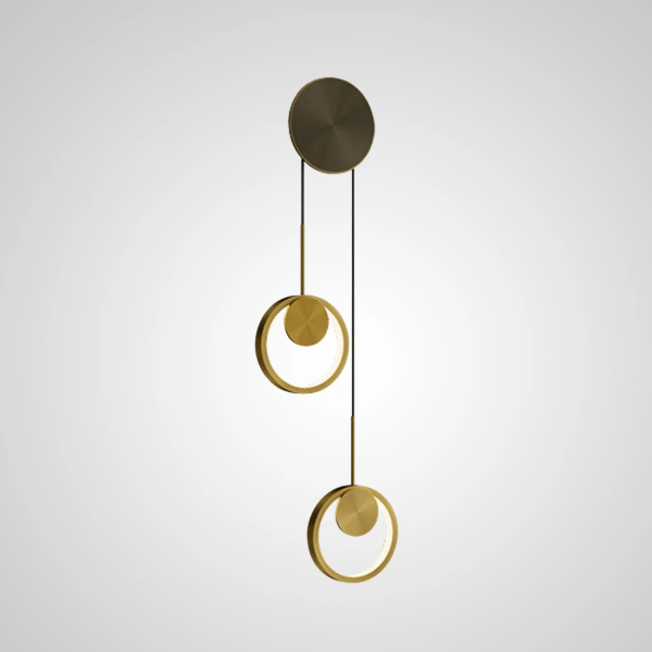 Настенный светильник RISOR BLOCK L1 Brass от ImperiumLoft