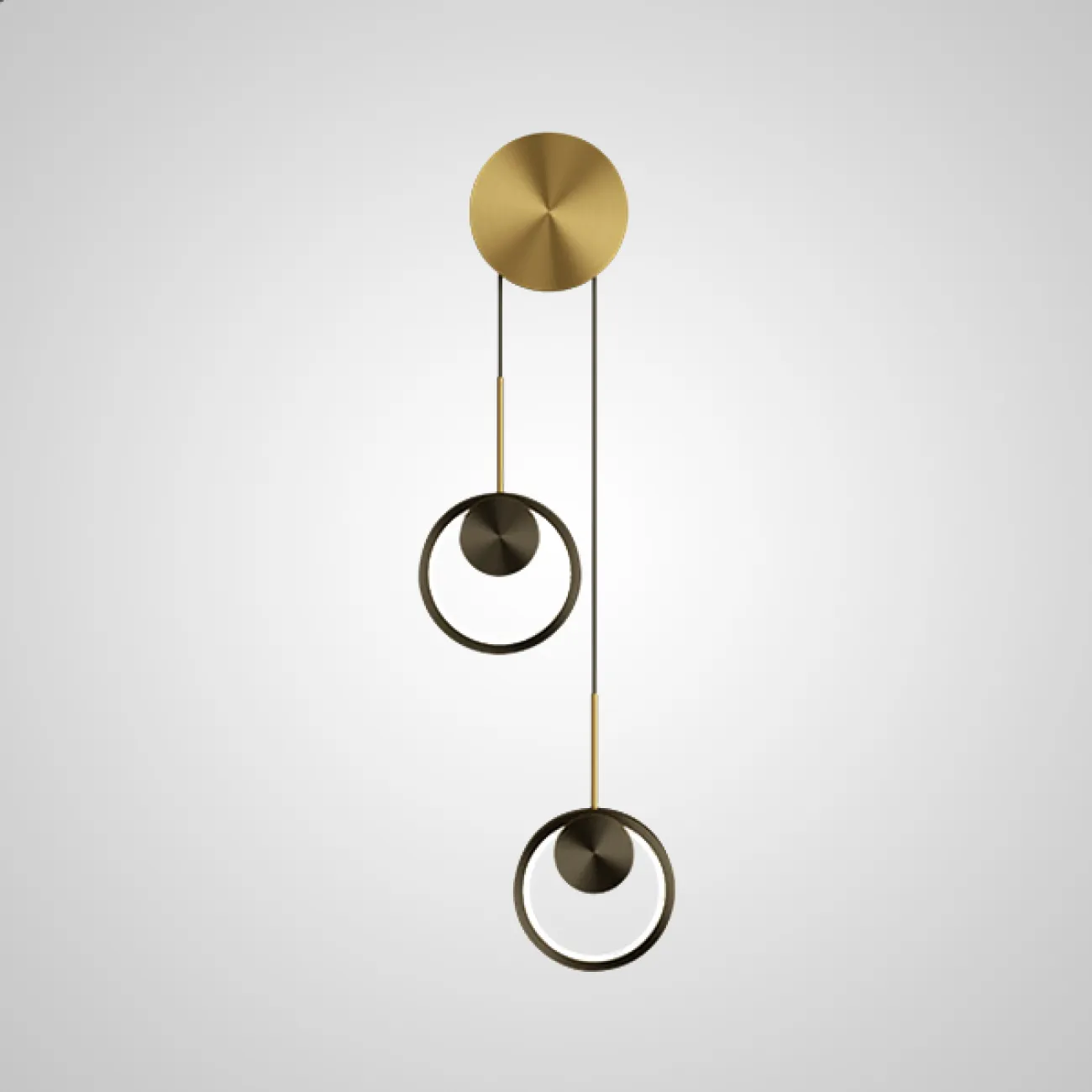 Настенный светильник RISOR BLOCK L1 Brass от ImperiumLoft