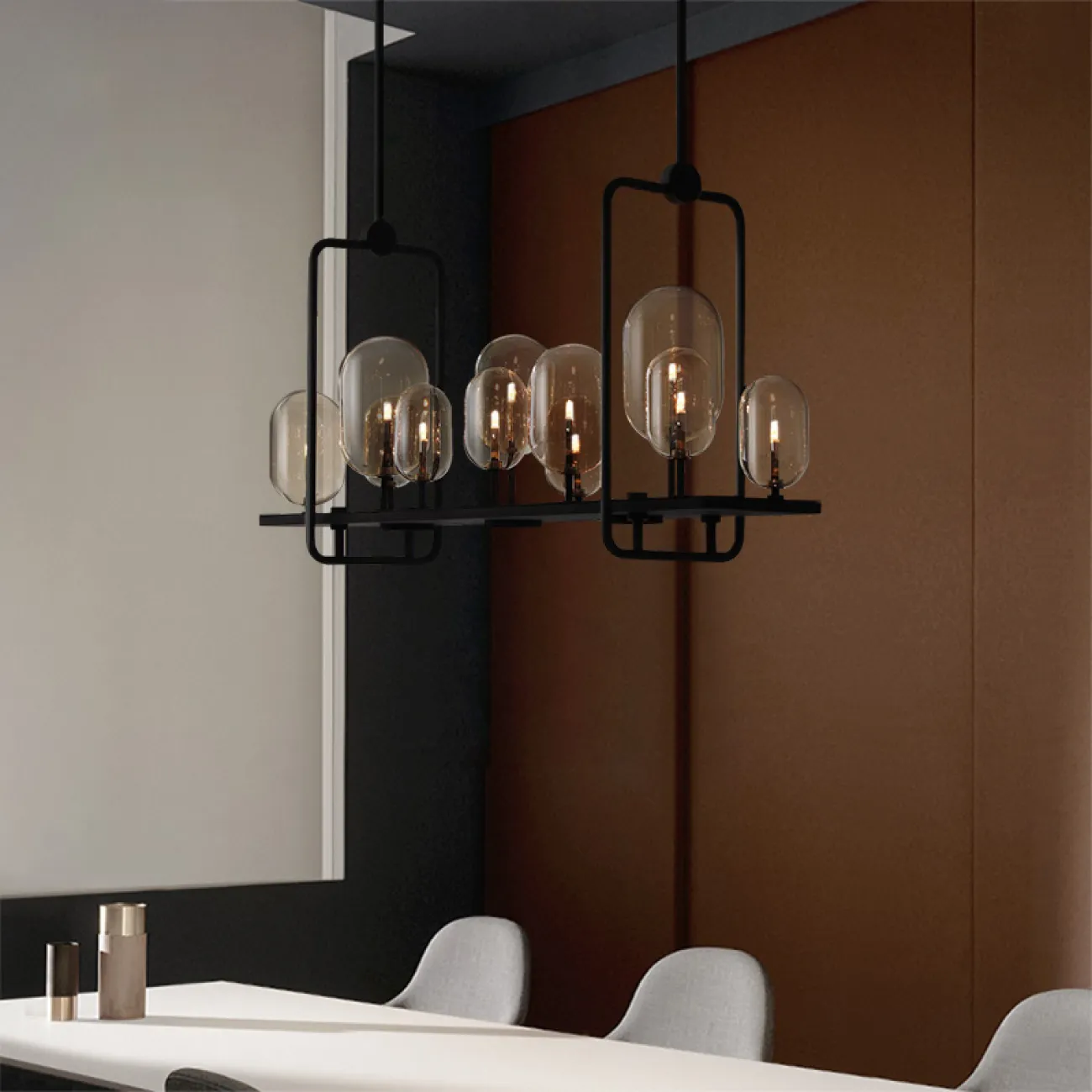 Реечная люстра CANDLE 2 L60 от ImperiumLoft