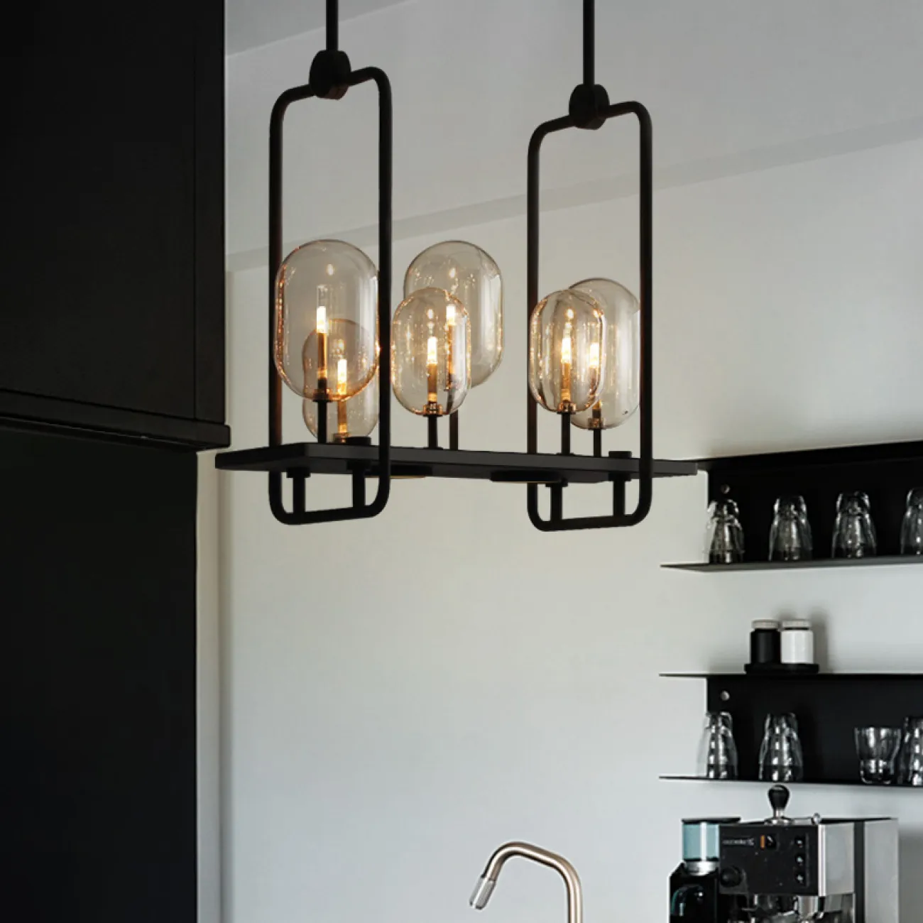 Реечная люстра CANDLE 2 L60 от ImperiumLoft