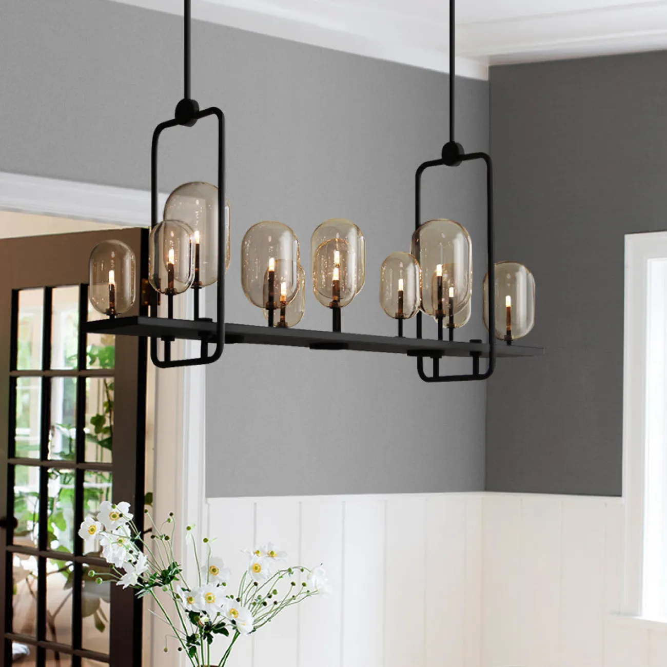 Реечная люстра CANDLE 2 L60 от ImperiumLoft