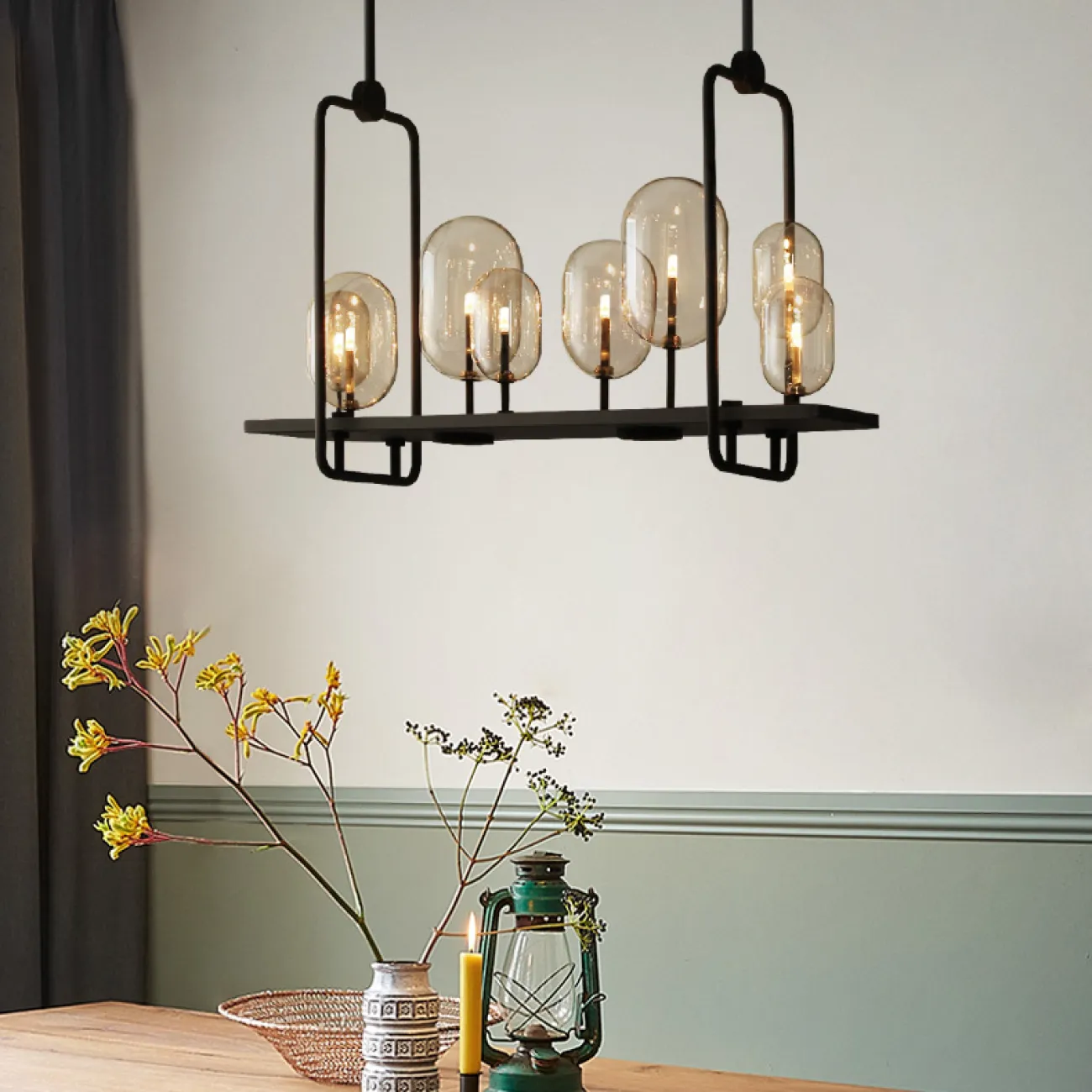 Реечная люстра CANDLE 2 L60 от ImperiumLoft