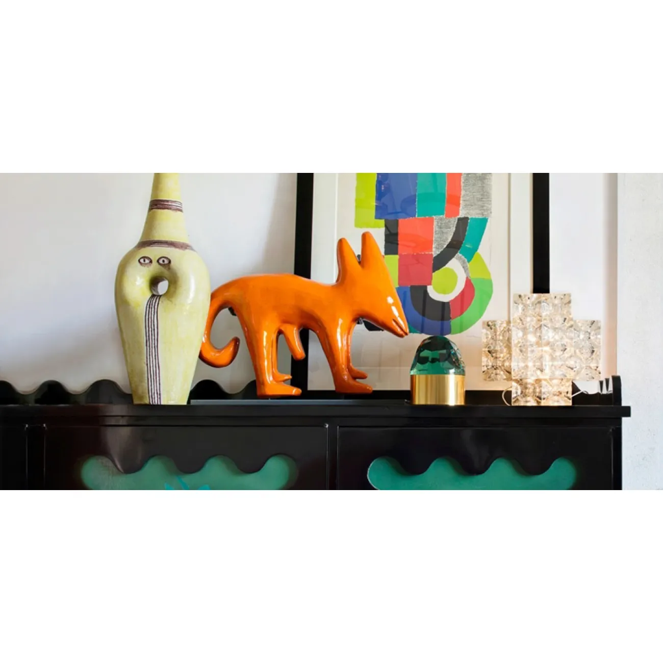 Керамическая собака Gerard Druye Ceramics от LaLume