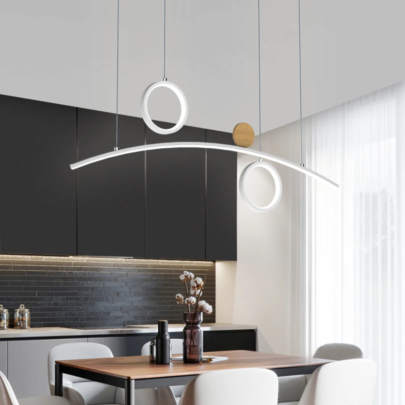 Подвесной светильник ABIGAIL LONG Gray от ImperiumLoft