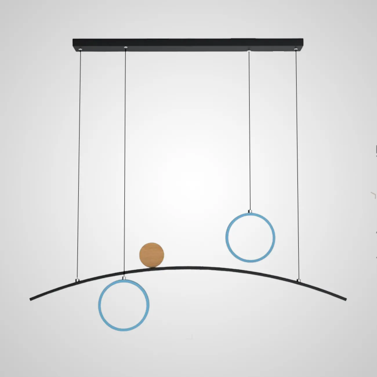 Подвесной светильник ABIGAIL LONG Gray от ImperiumLoft