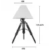 Настольная лампа Table Standing Lamp Black