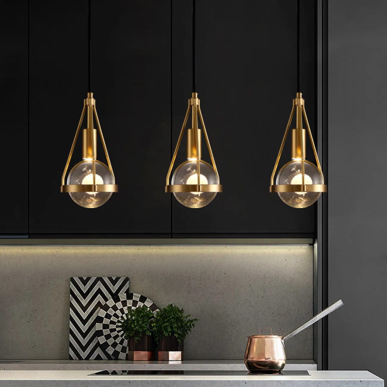 Подвесной светильник EAST brass от ImperiumLoft