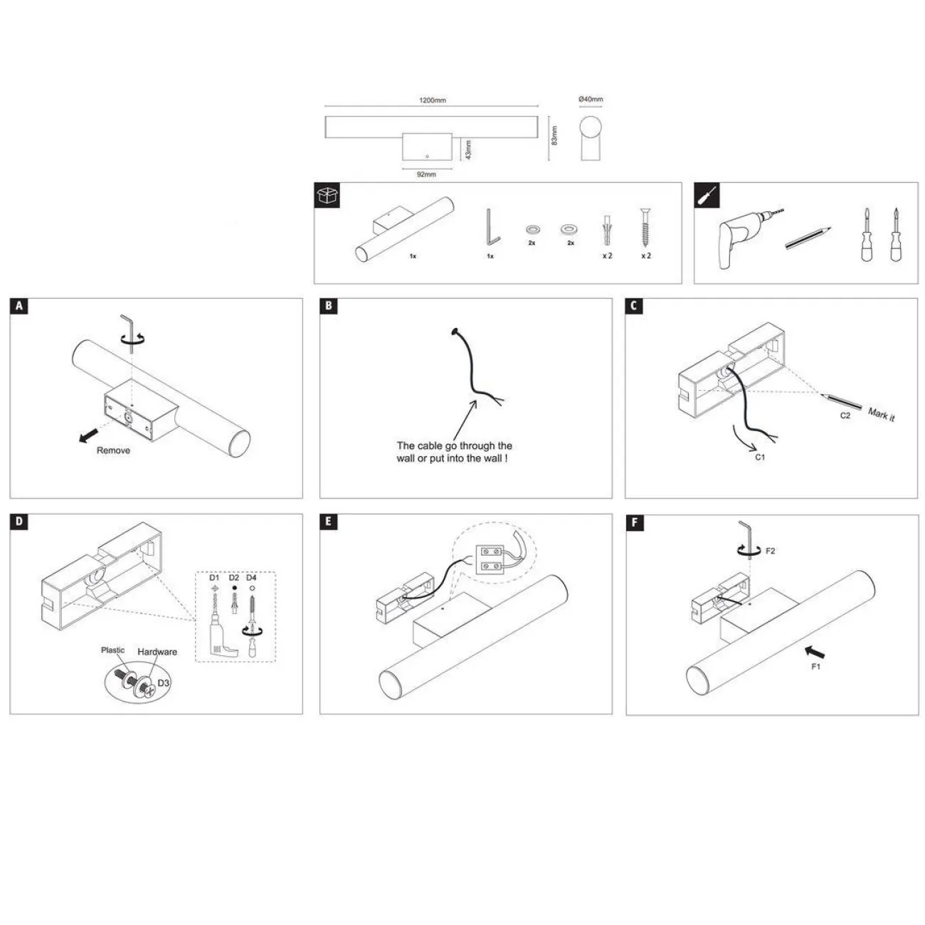 Настенный светильник BALAESE от ImperiumLoft