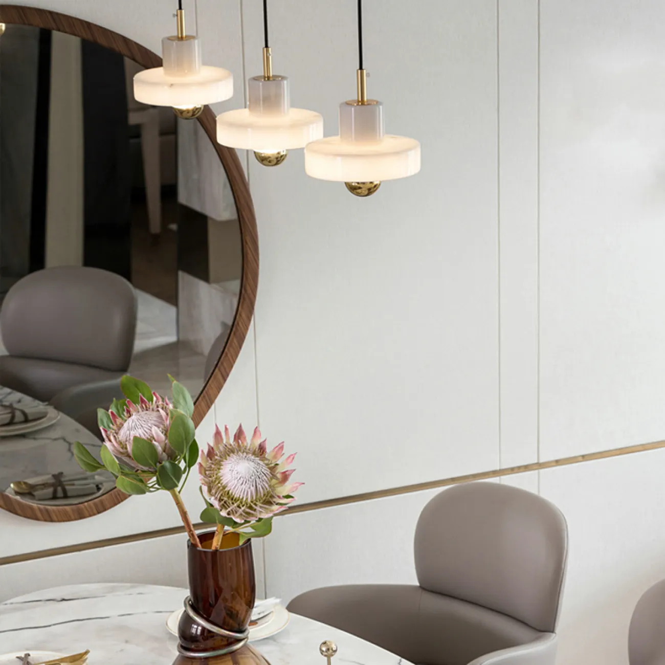 Подвесной светильник STONE PENDANT White by ImperiumLoft от ImperiumLoft Подвесной светильник STONE PENDANT White by ImperiumLoft от ImperiumLoft