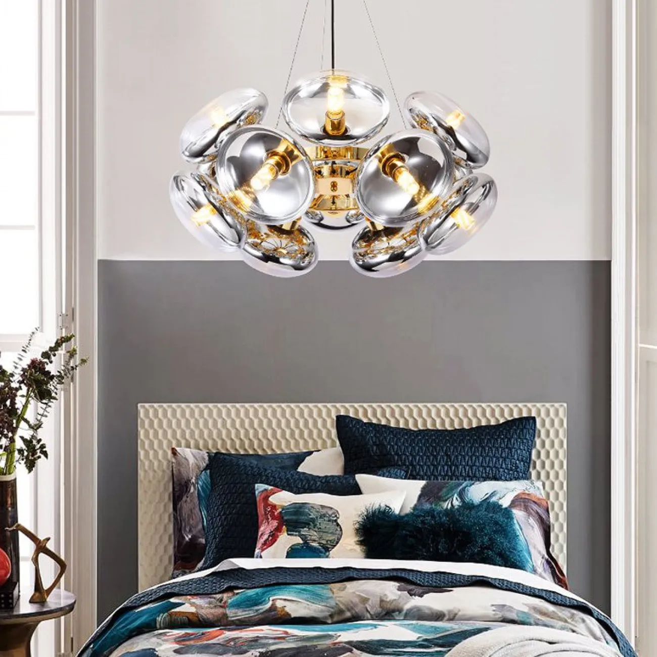 Подвесная люстра GRAZ 12 Хром от ImperiumLoft