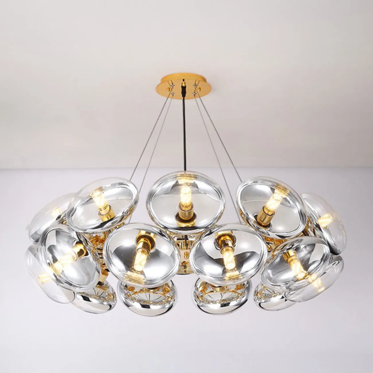 Подвесная люстра GRAZ 12 Золото от ImperiumLoft