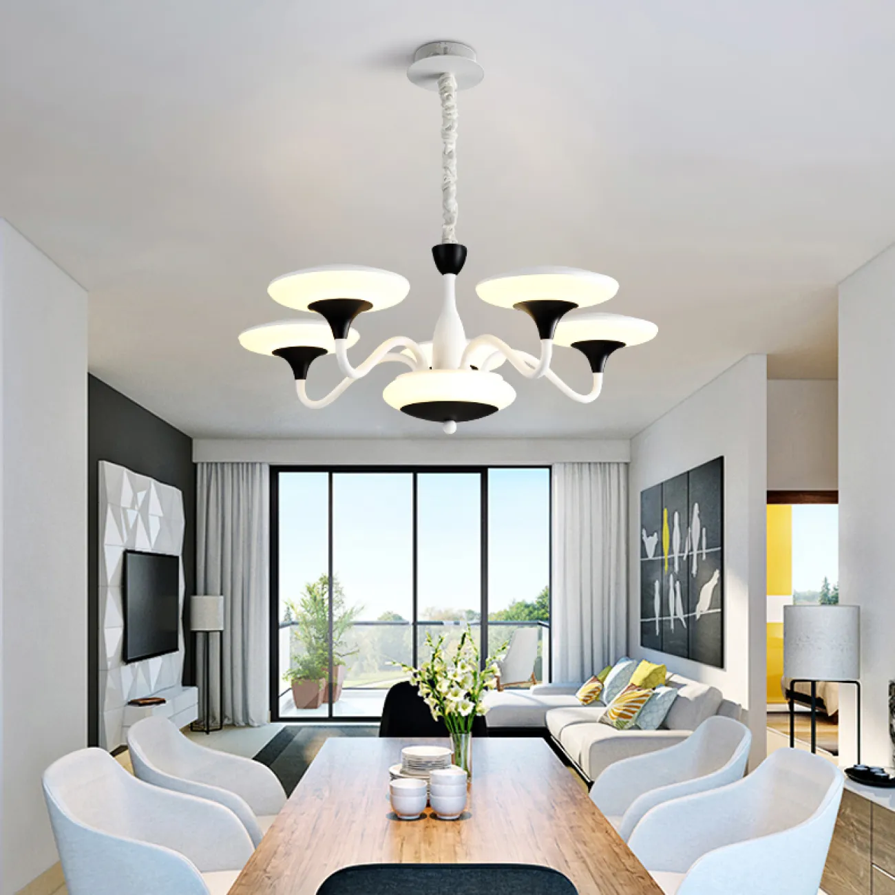 Подвесная люстра MIST от ImperiumLoft