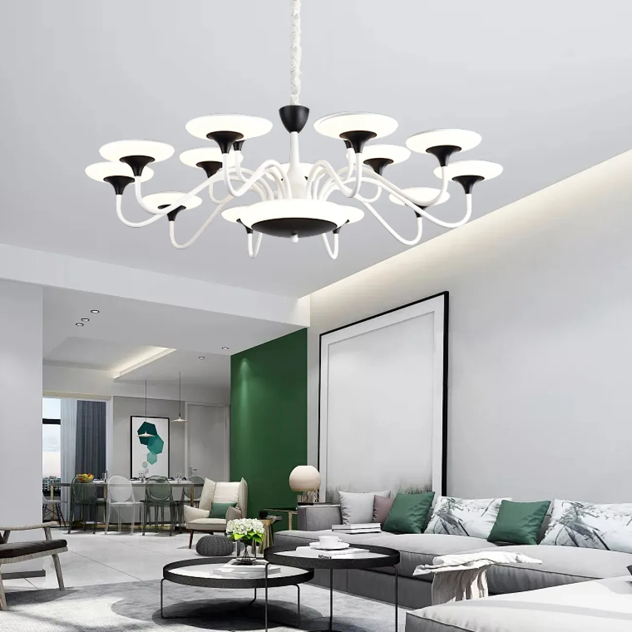 Подвесная люстра MIST от ImperiumLoft