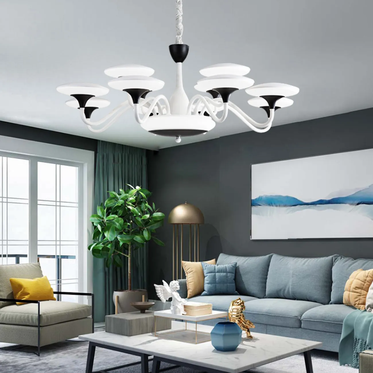 Подвесная люстра MIST от ImperiumLoft