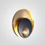 Бра Джаггер Black WALL LAMP round gold от ImperiumLoft
