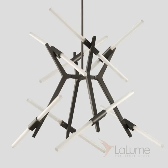 Подвесная люстра ANDES 16 Черный от ImperiumLoft