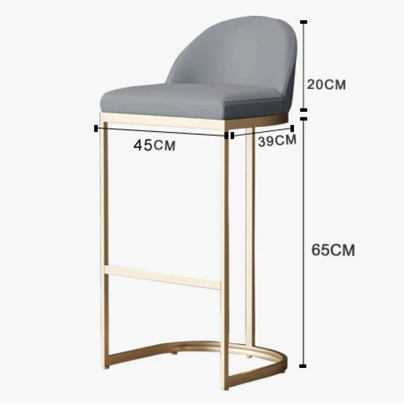 Стильный барный стул - LaLume-BA00108