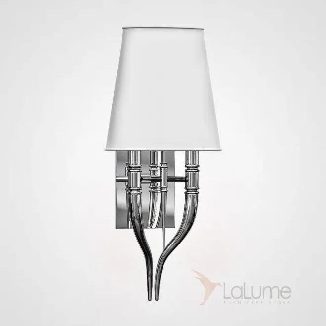 Настенный светильник Crystal Light Brunilde Ipe Cavalli H52 Silver/White от ImperiumLoft Настенный светильник Crystal Light Brunilde Ipe Cavalli H52 Silver/White от ImperiumLoft