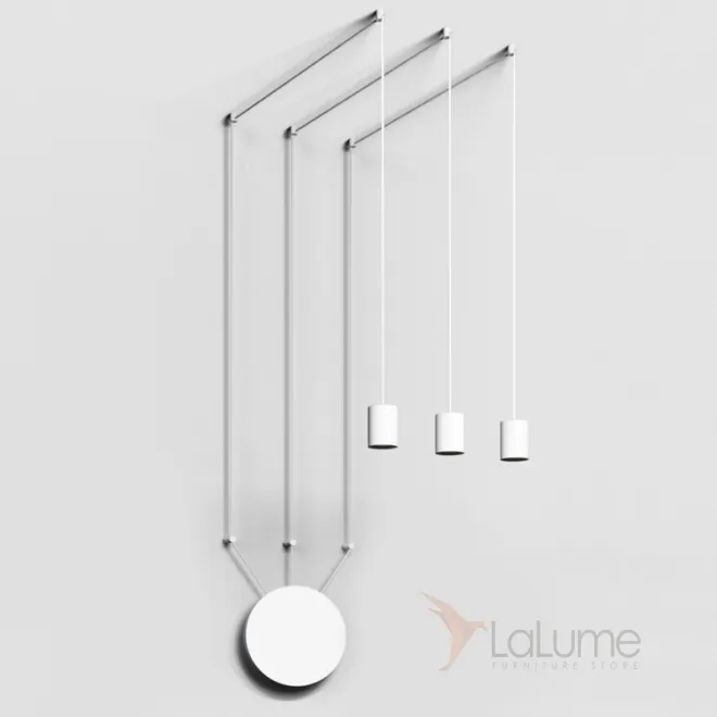 Подвес Wireflow FreeForm 0363 LED White 3 патрона designed by Jordi Vilardell Подвес Wireflow FreeForm 0363 LED White 3 патрона designed by Jordi Vilardell