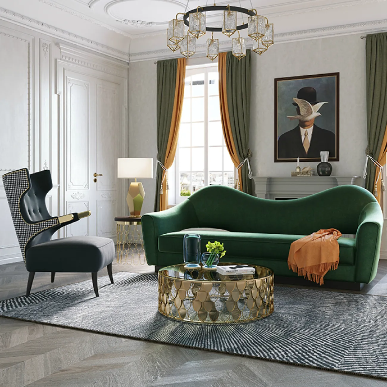 Дизайнерское кресло LaLume-KK00257