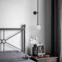 Настенный светильник LINES Ball 200 Black от ImperiumLoft