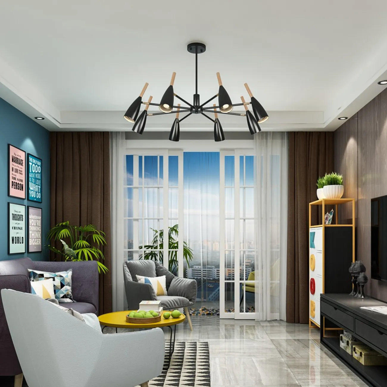 Подвесная люстра DALBY от ImperiumLoft