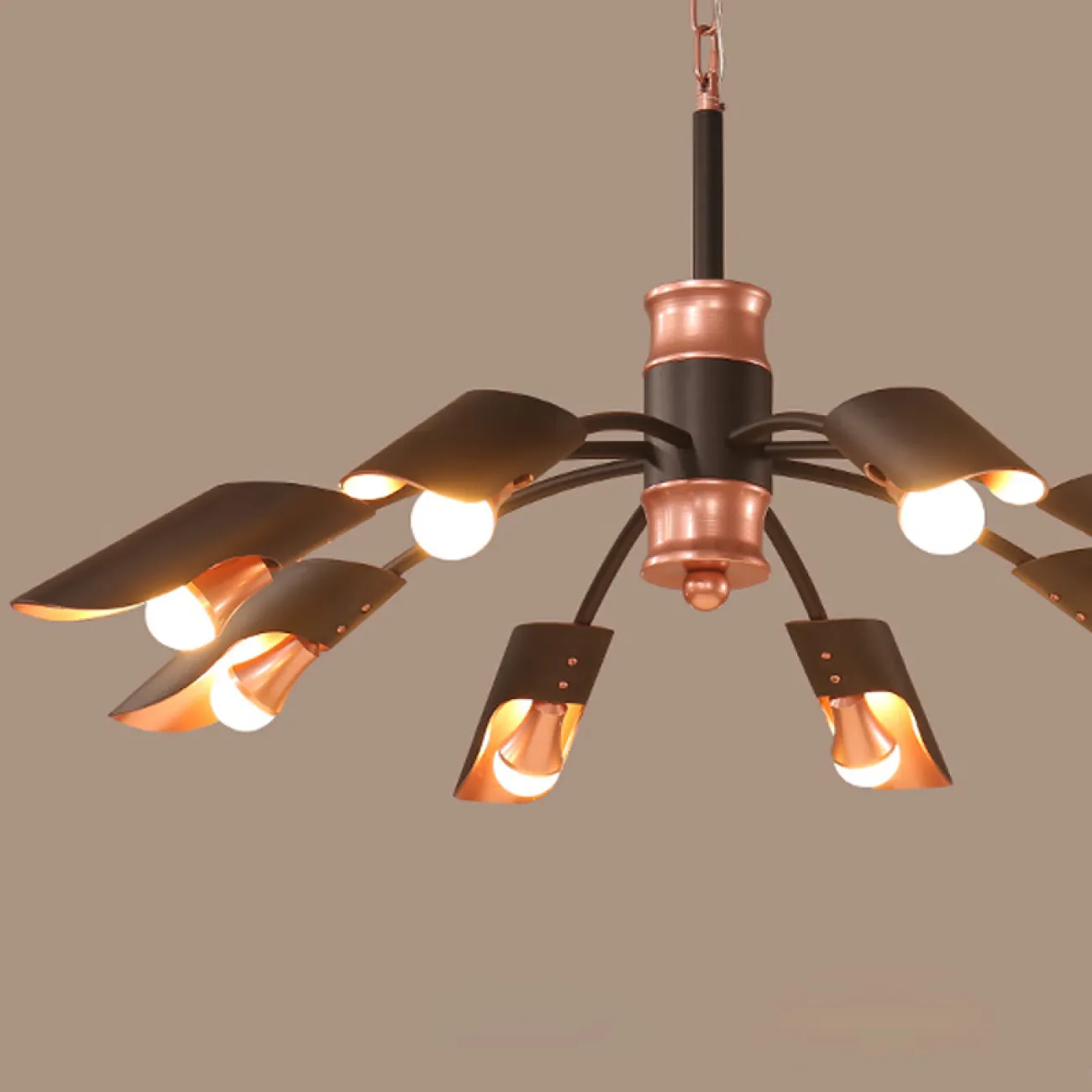 Дизайнерская светодиодная люстра в скандинавском стиле