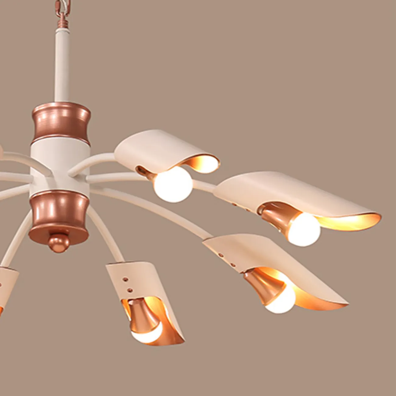 Дизайнерская светодиодная люстра в скандинавском стиле