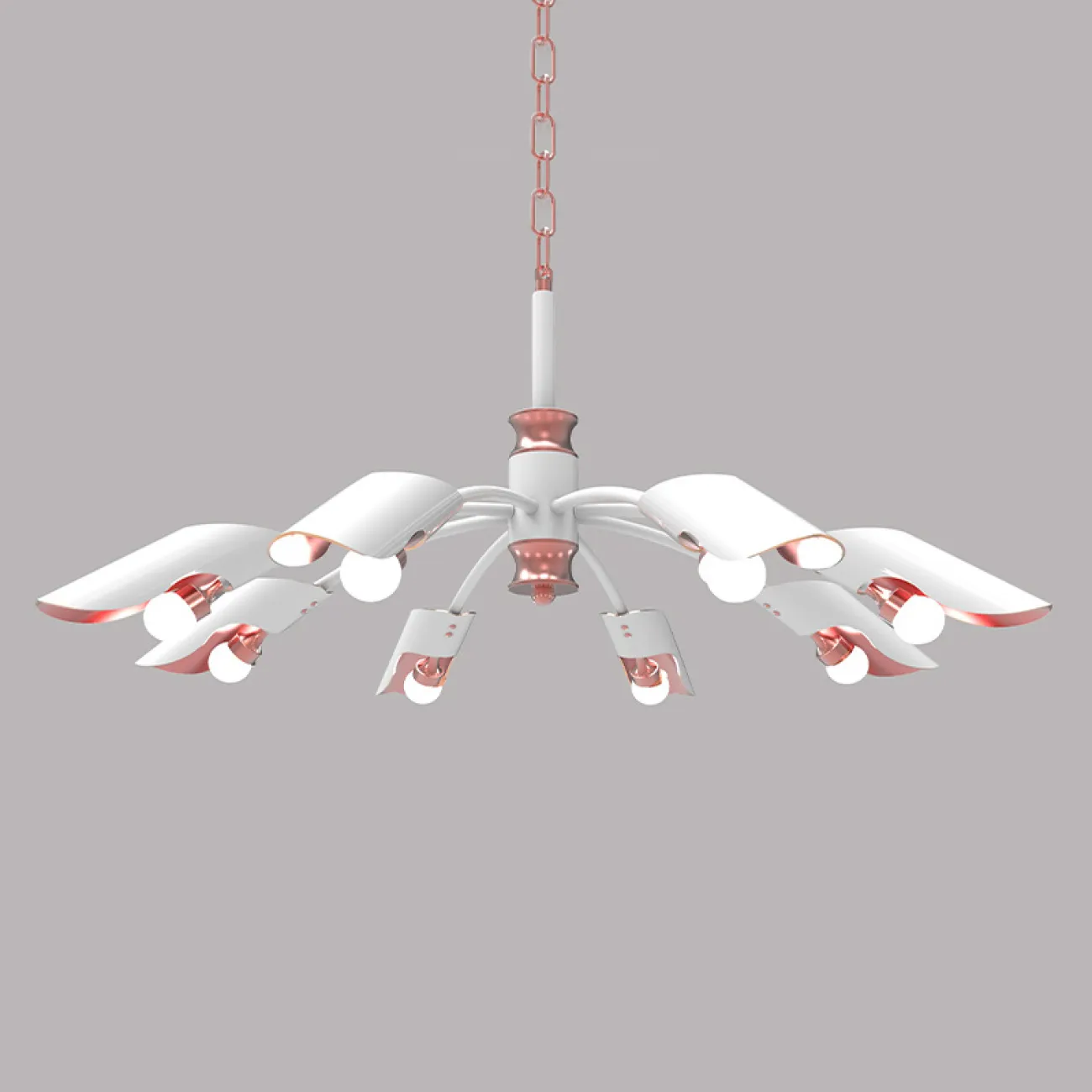 Дизайнерская светодиодная люстра в скандинавском стиле