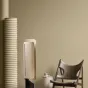 Дизайнерский торшер с цилиндрическим абажуром из двух текстильных сегментов со скругленными краями JANNA