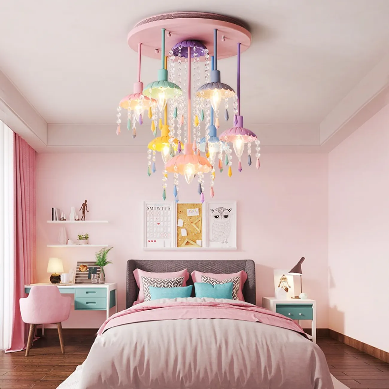 Люстра в современном стиле RAINBOW HANG от ImperiumLoft