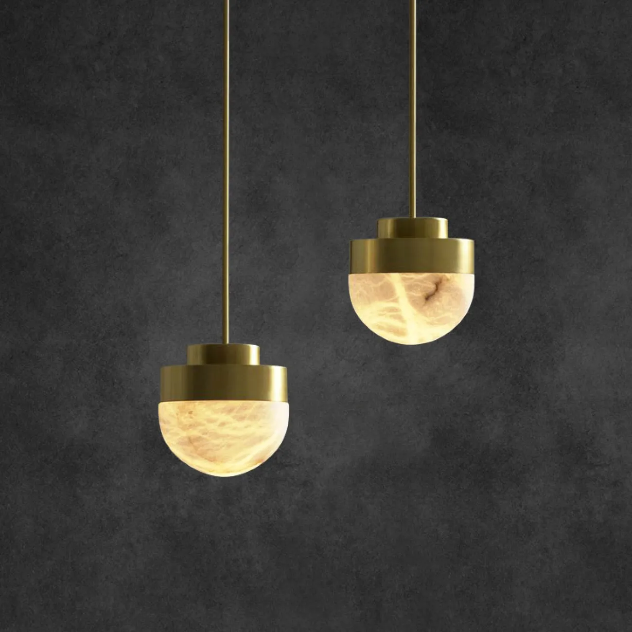 Подвесной светильник MAIEN Brass от ImperiumLoft