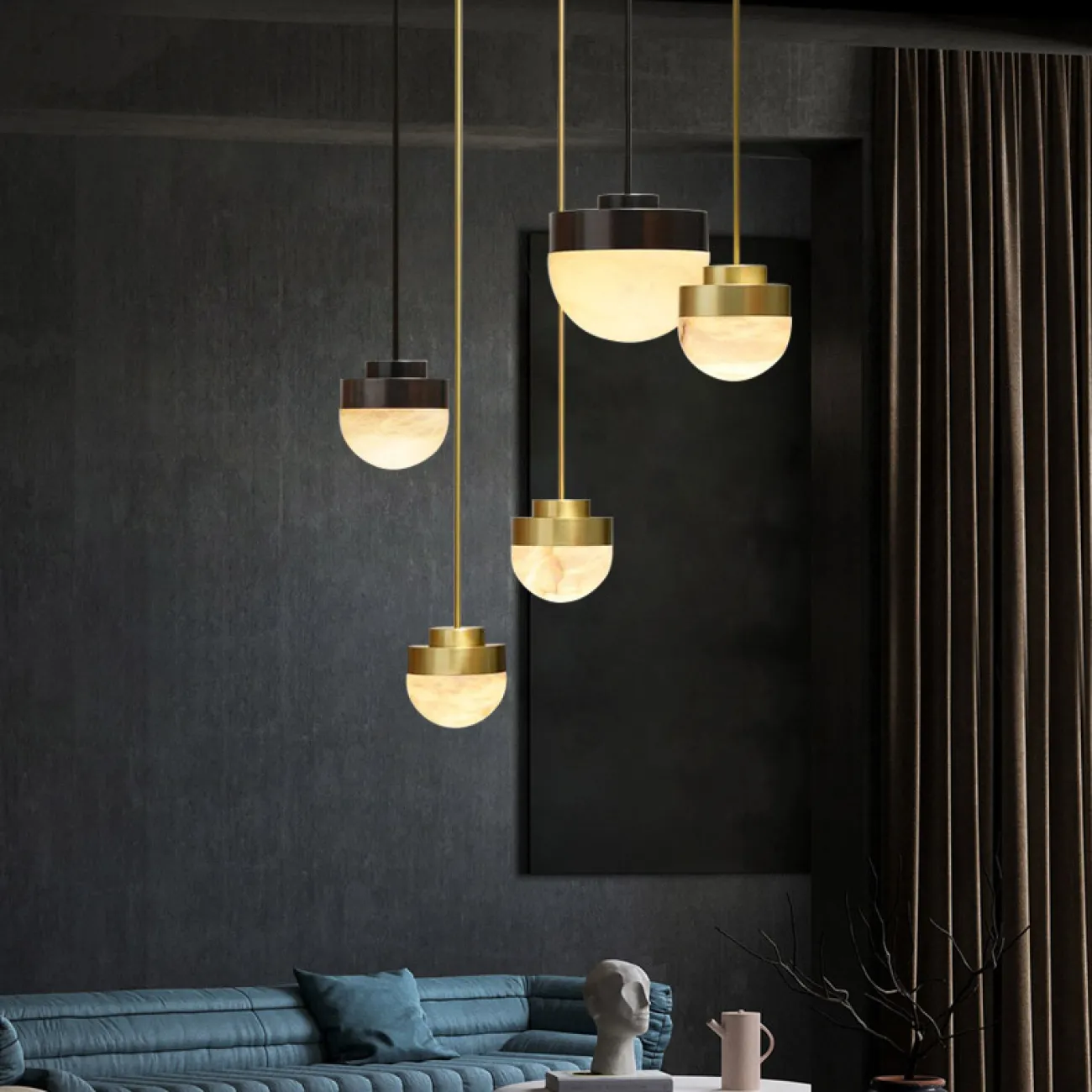 Подвесной светильник MAIEN Brass от ImperiumLoft