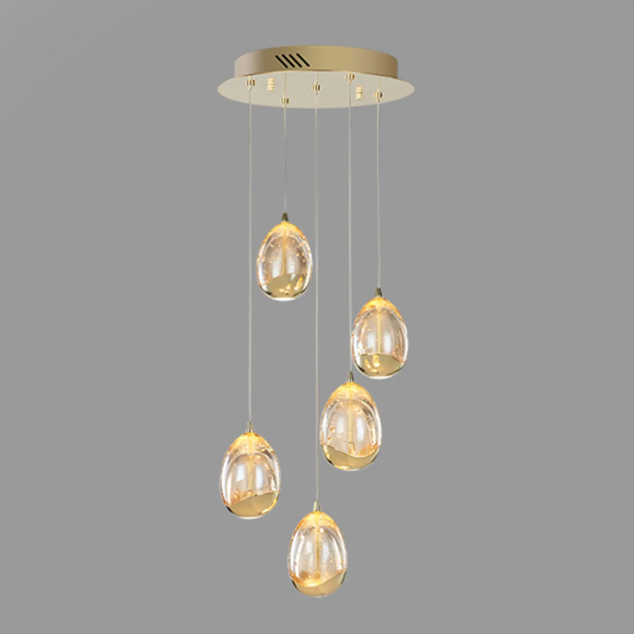 Подвесной светильник LENITA MORE L6 Gold от ImperiumLoft