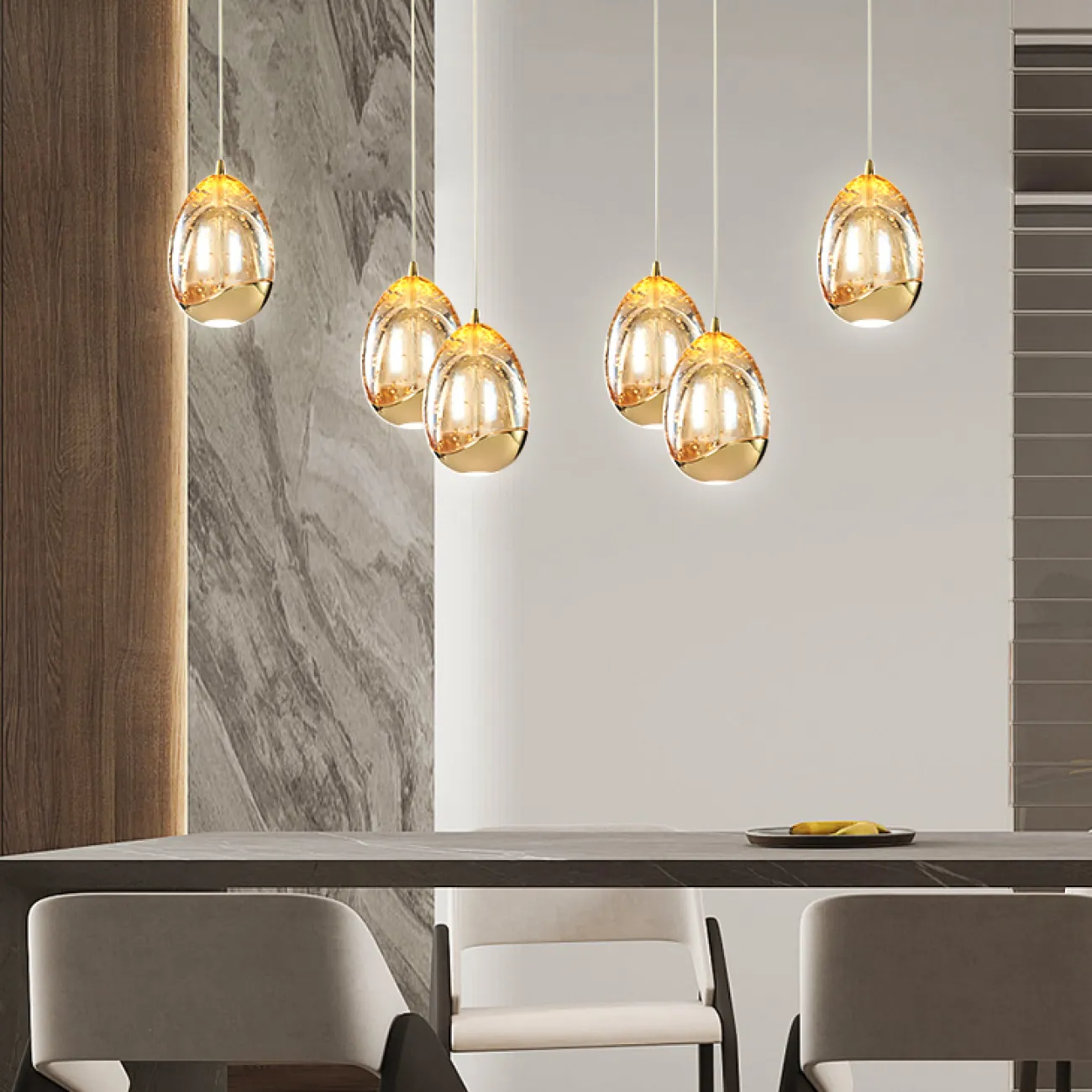 Подвесной светильник LENITA MORE L5 Chrome от ImperiumLoft