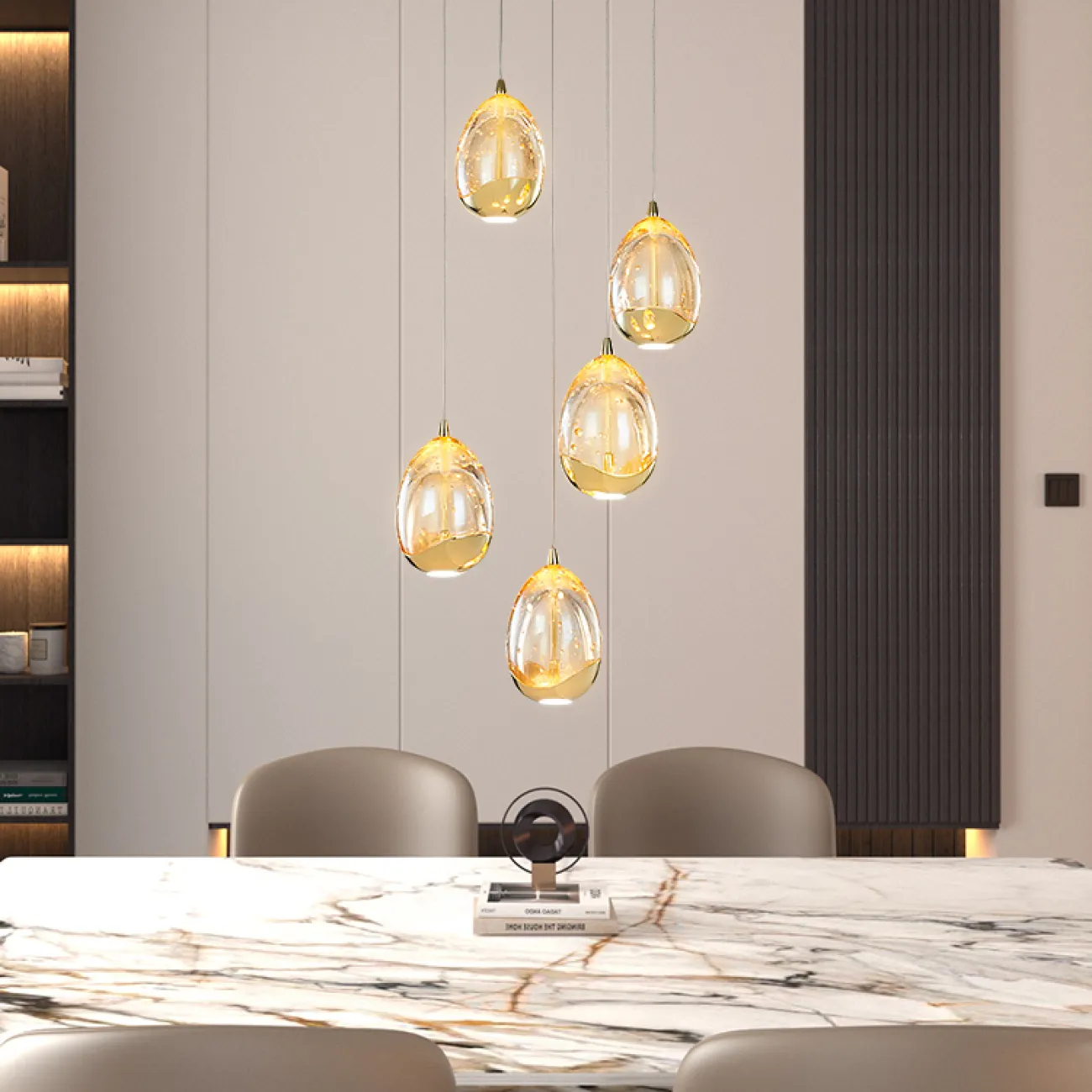 Подвесной светильник LENITA MORE L5 Chrome от ImperiumLoft