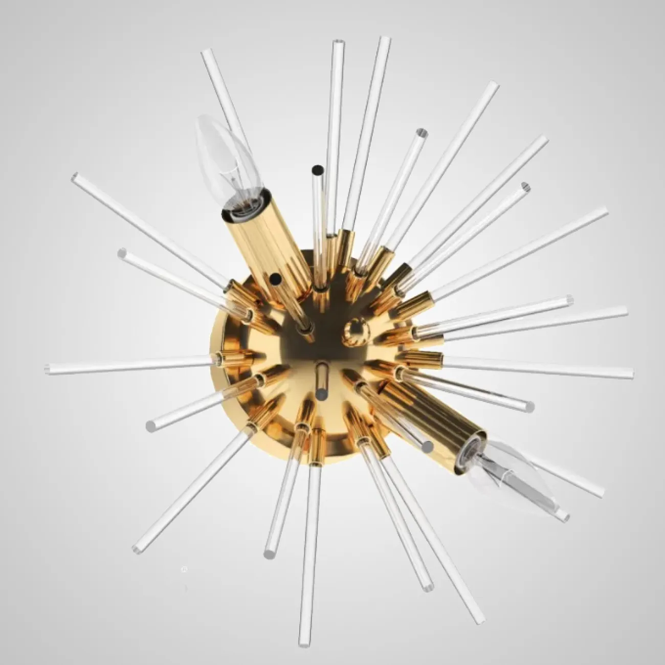 Настенный светильник HURZARIN WALL Chrome от ImperiumLoft