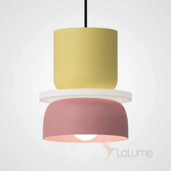 Подвесной светильник ILO D18,5 yellow/pink от ImperiumLoft