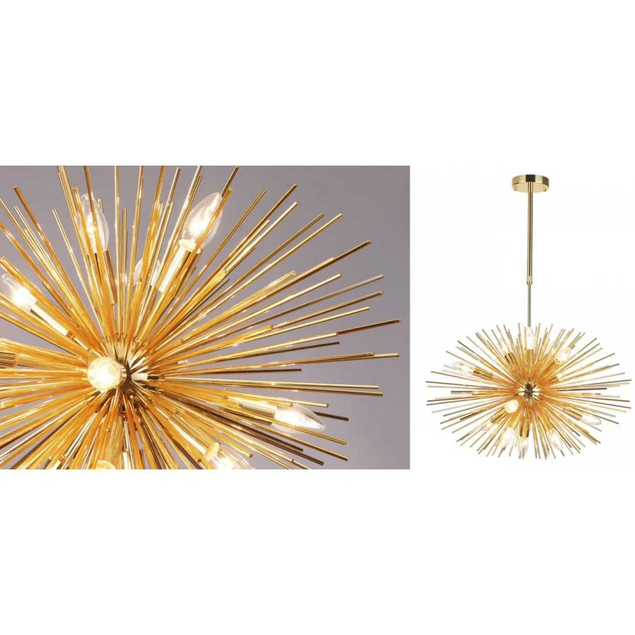 Люстра ASTRA Chandelier Sputnik Light Gold