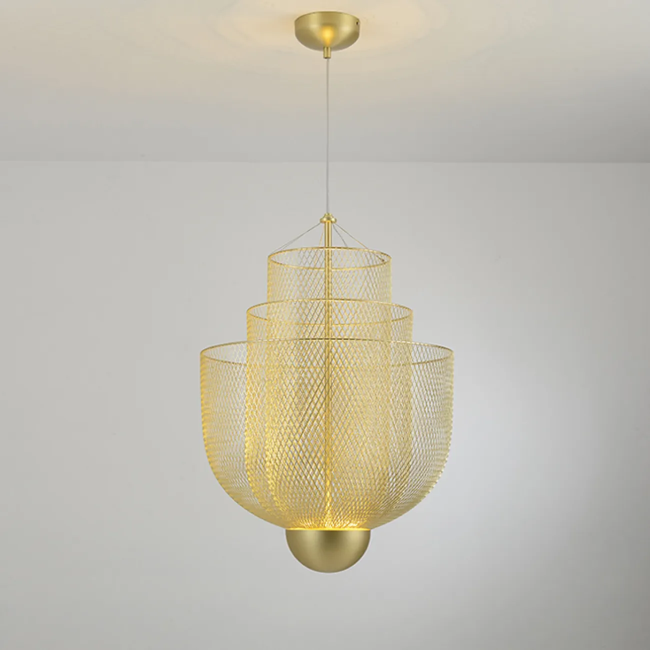 Подвесная люстра MESHMATICA D45 Gold от ImperiumLoft