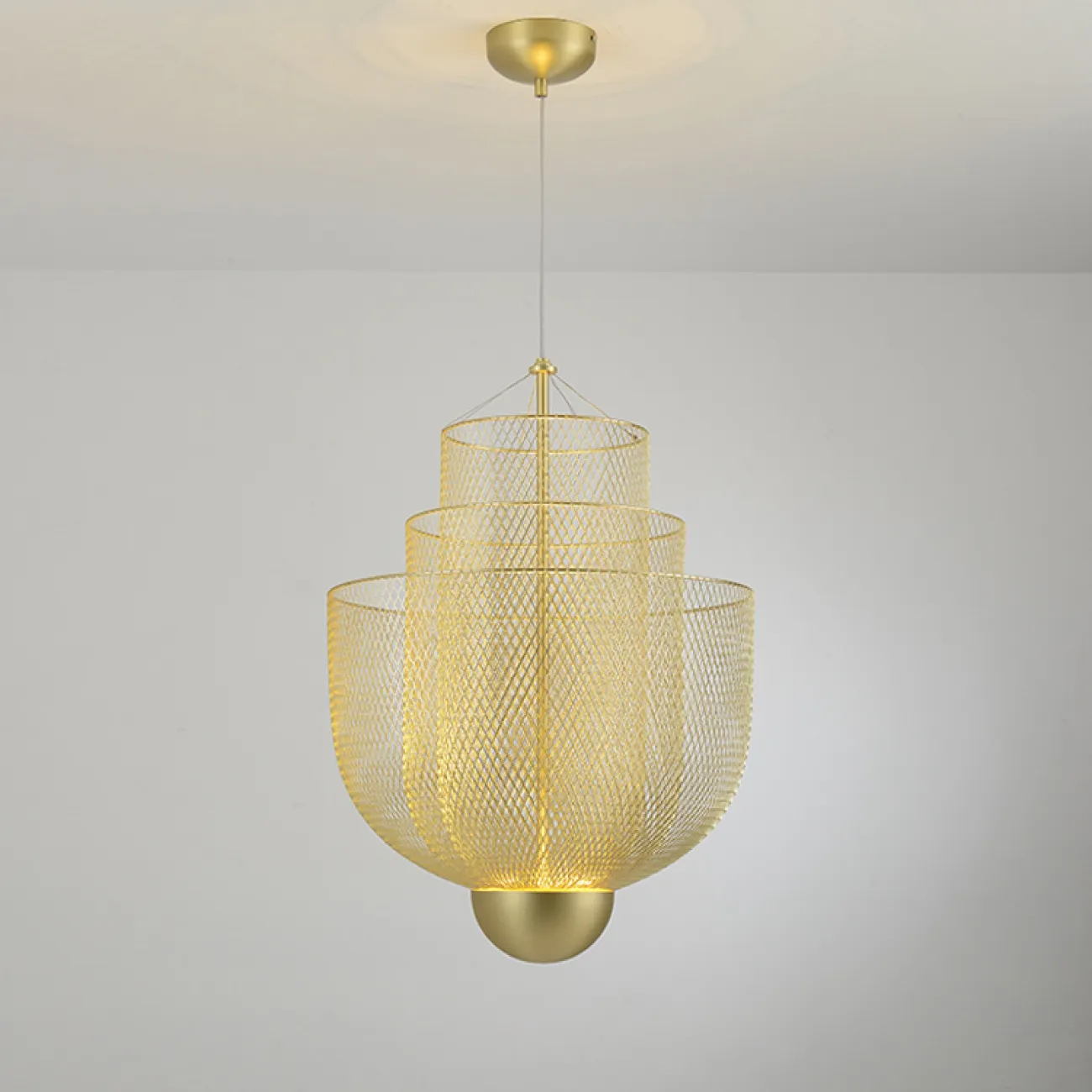 Подвесная люстра MESHMATICA D45 Gold от ImperiumLoft