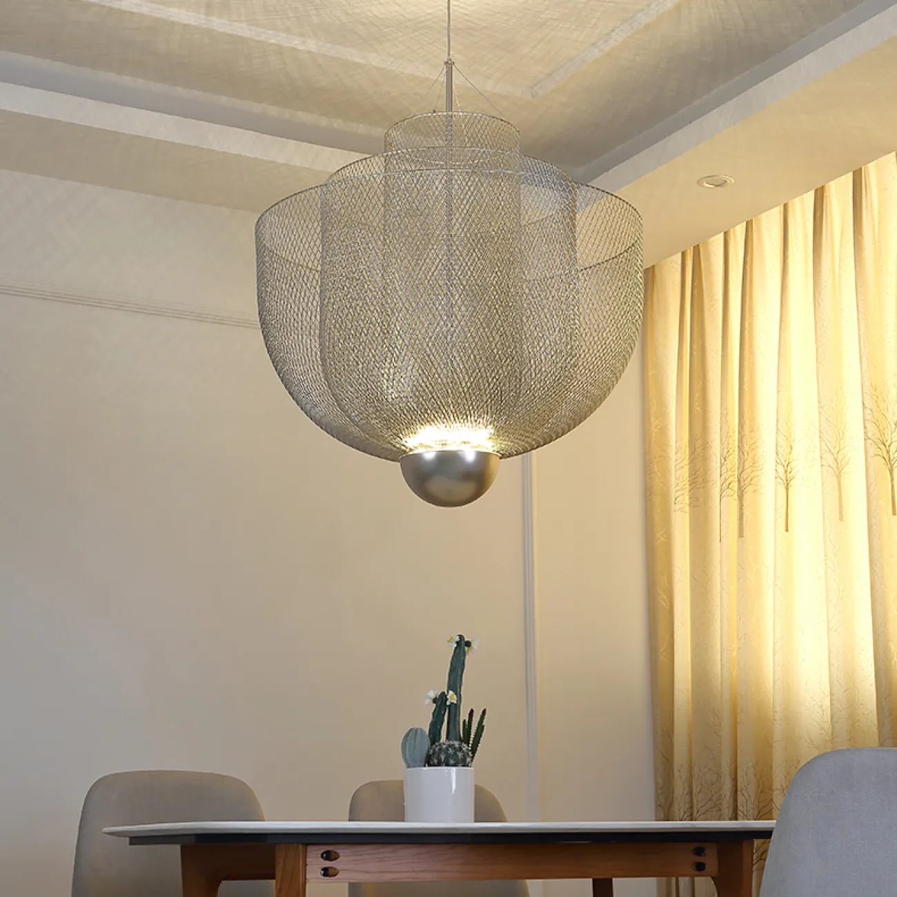 Подвесная люстра MESHMATICA D45 Gold от ImperiumLoft