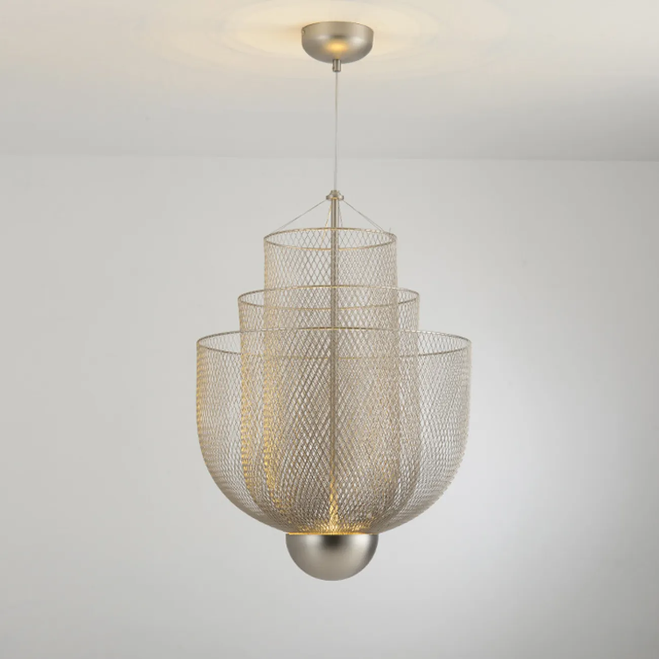 Подвесная люстра MESHMATICA D45 Gold от ImperiumLoft