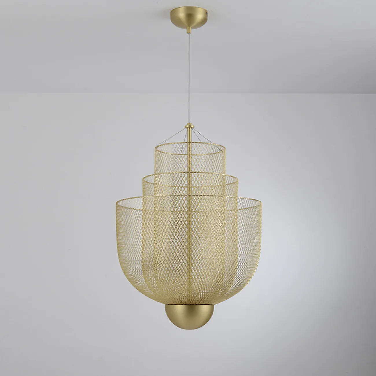 Подвесная люстра MESHMATICA D45 Gold от ImperiumLoft