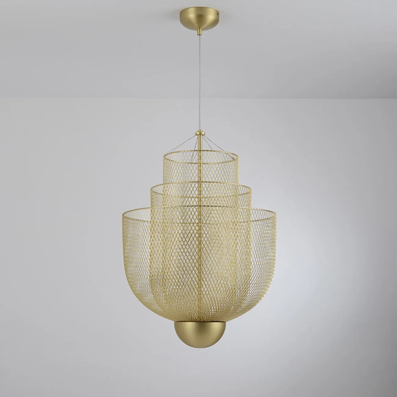 Подвесная люстра MESHMATICA D45 Gold от ImperiumLoft