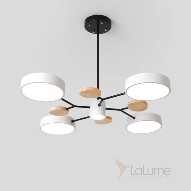 Люстра на штанге MEADE 5 lamps White от ImperiumLoft Люстра на штанге MEADE 5 lamps White от ImperiumLoft