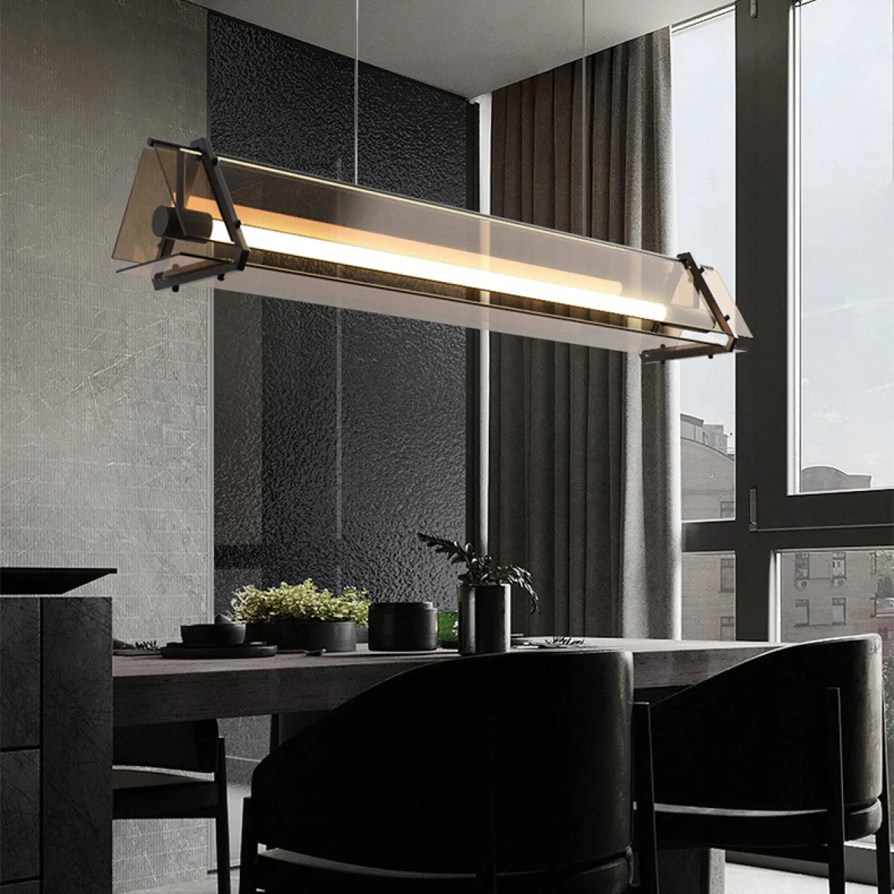 Подвесной светильник HAGA LONG L100 от ImperiumLoft